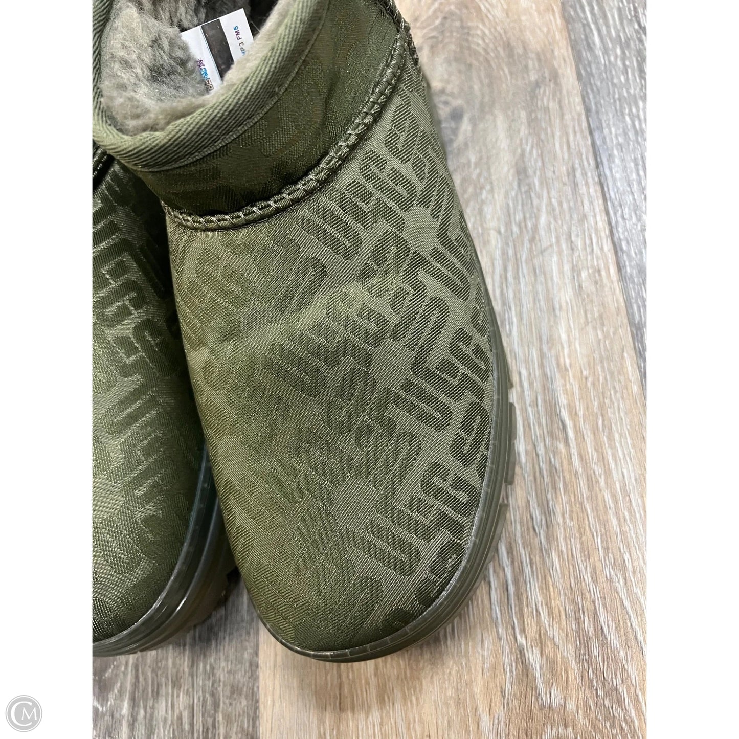 Boots Designer By Ugg In Green, Size: 7