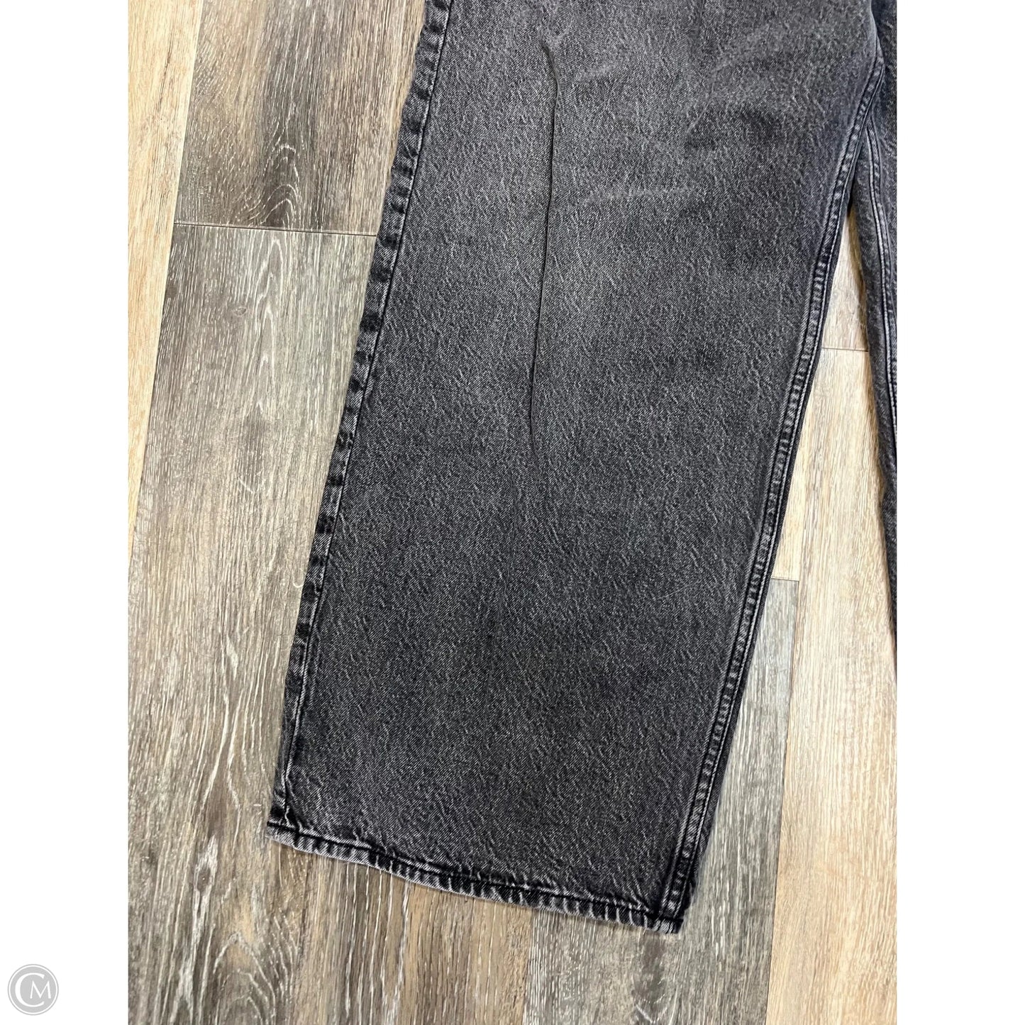 Jeans Wide Leg By Abercrombie And Fitch In Grey Denim, Size: 10/30