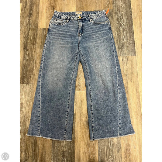 Jeans Wide Leg By Kut In Blue Denim, Size: 8