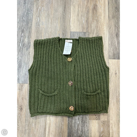 Sweater Short Sleeve By Leela & Lavender In Green, Size: L
