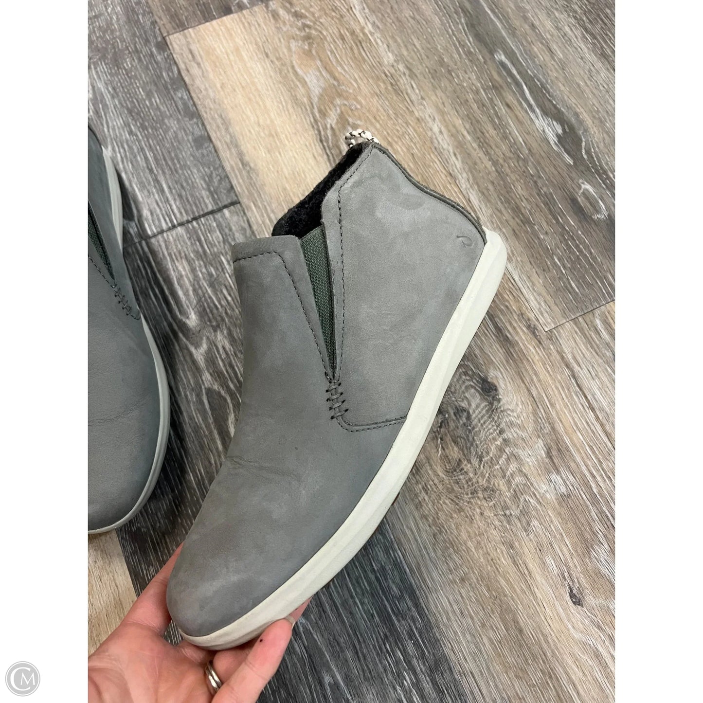Shoes Flats By Olukai In Grey, Size: 10