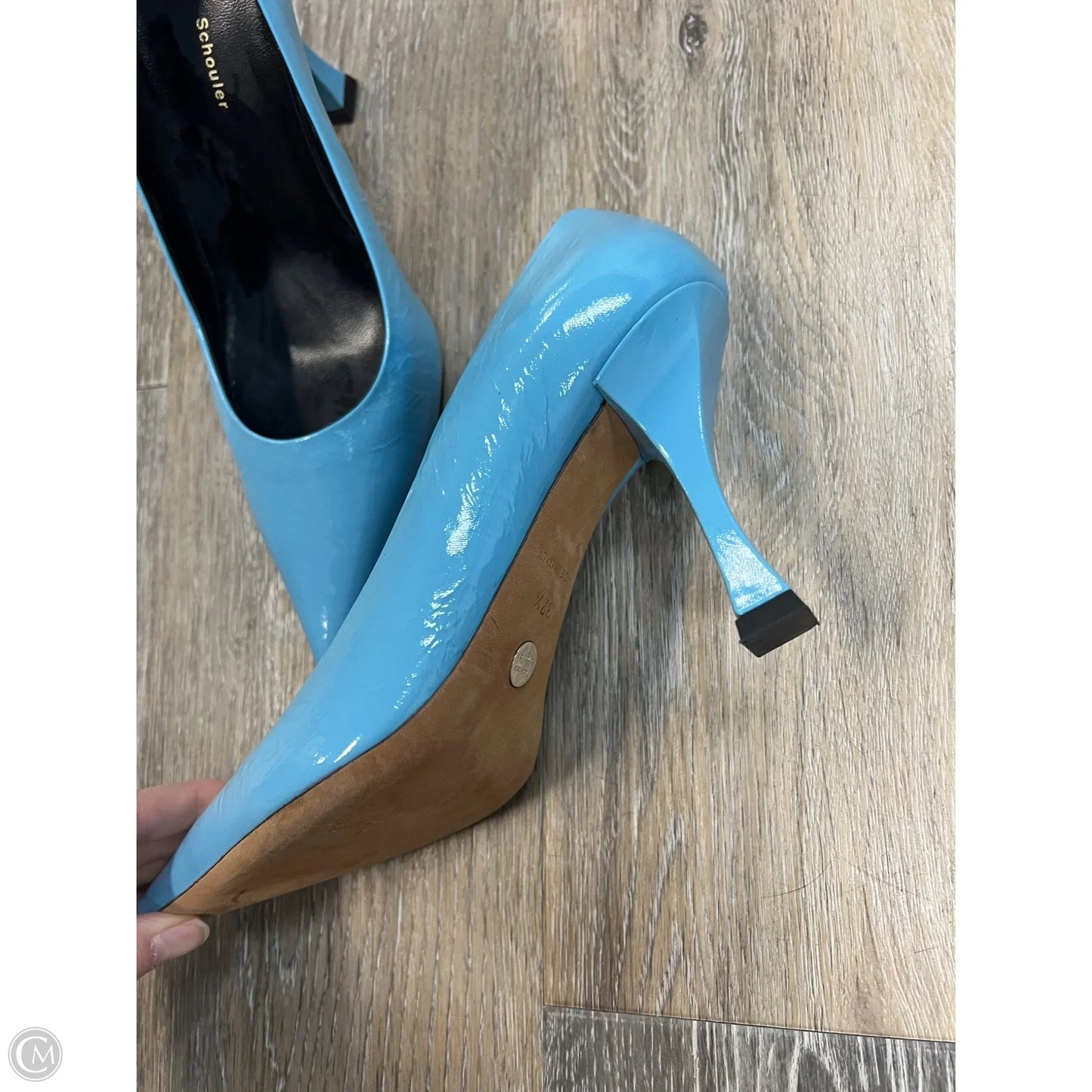 Shoes Luxury Designer By Proenza-schouler In Blue, Size: 7.5 (37.5)