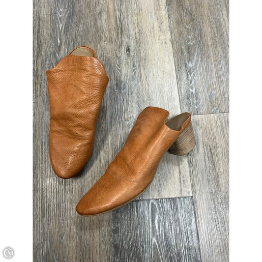 Shoes Heels Block By Marsell In Tan, Size: 7.5 (37.5)