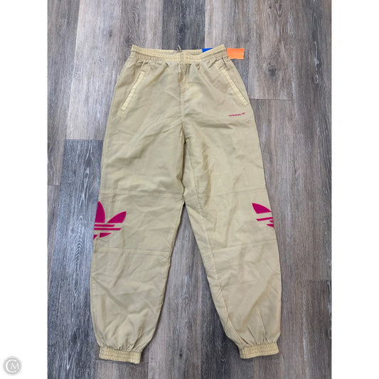 Athletic Pants By Adidas In Tan, Size: S