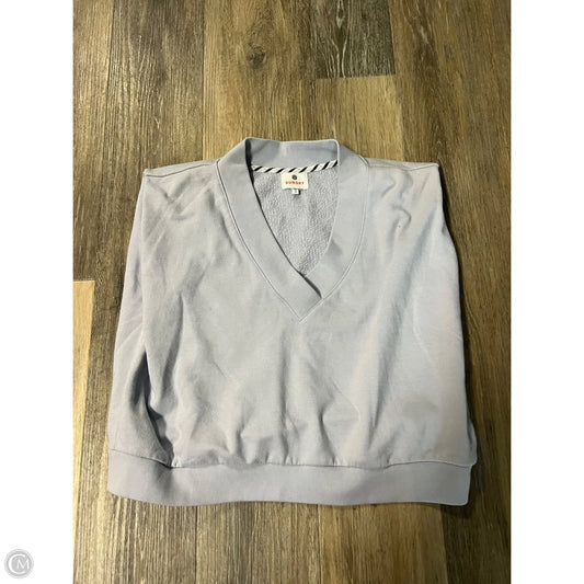 Blouse Short Sleeve By Sundry In Blue, Size: S