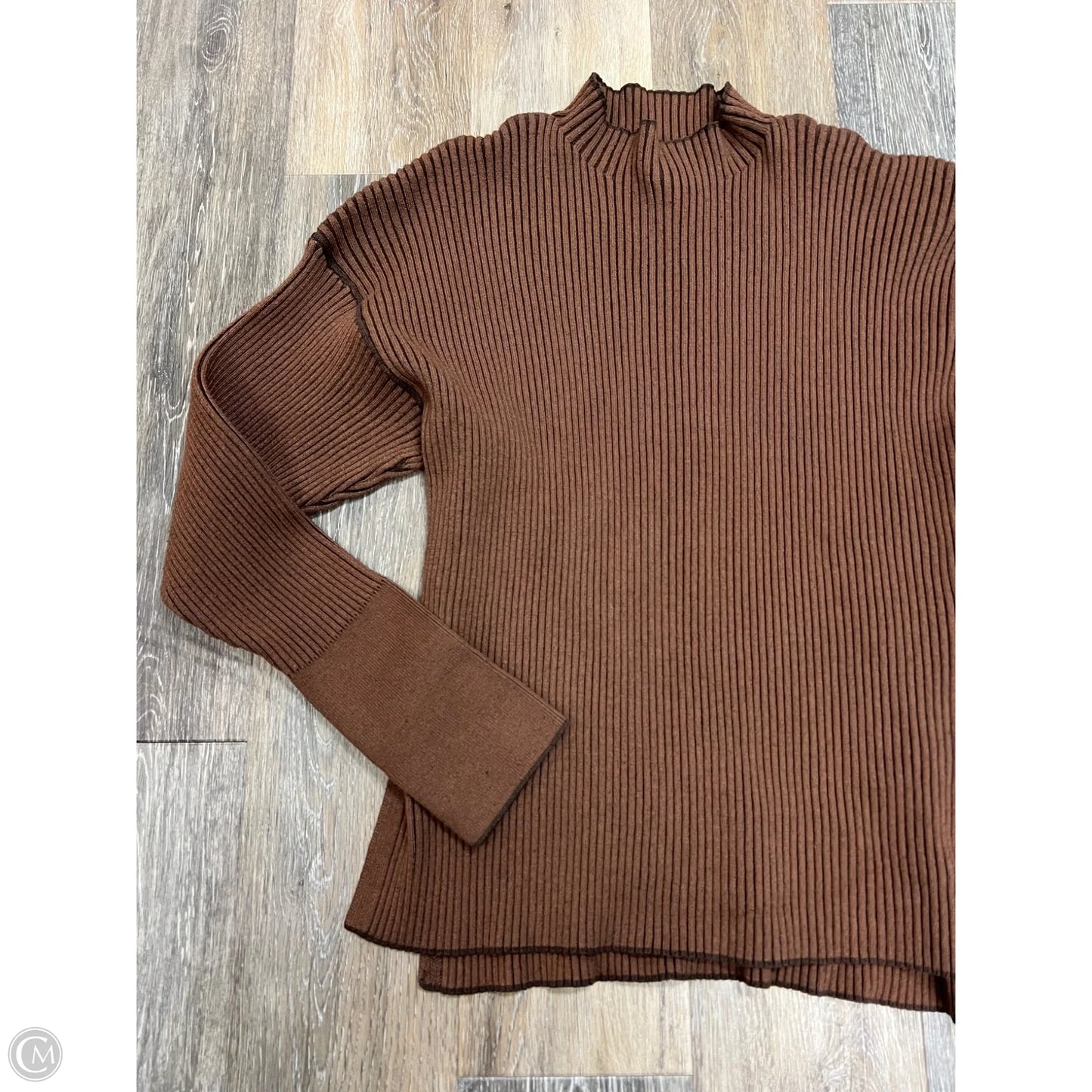 Sweater By Varley In Brown, Size: L