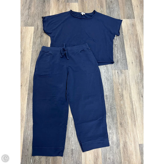 Lounge Set Pants By Evereve In Navy, Size: Xl