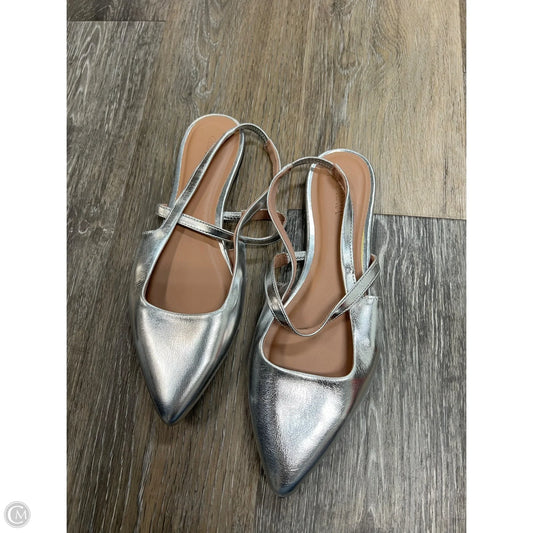 Shoes Flats By Old Navy In Silver, Size: 8