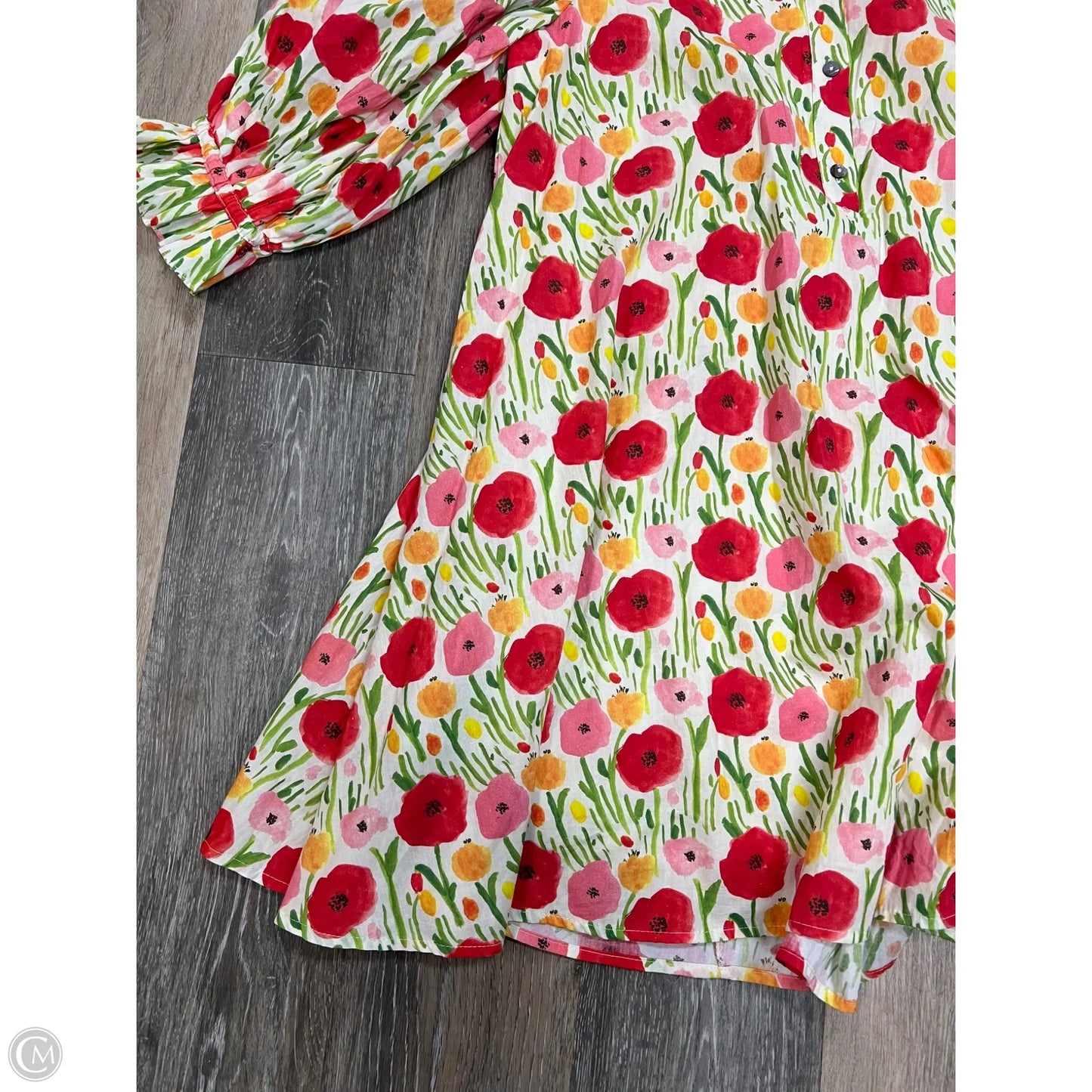 -Dress Casual Short By Entro In Floral Print, Size: M