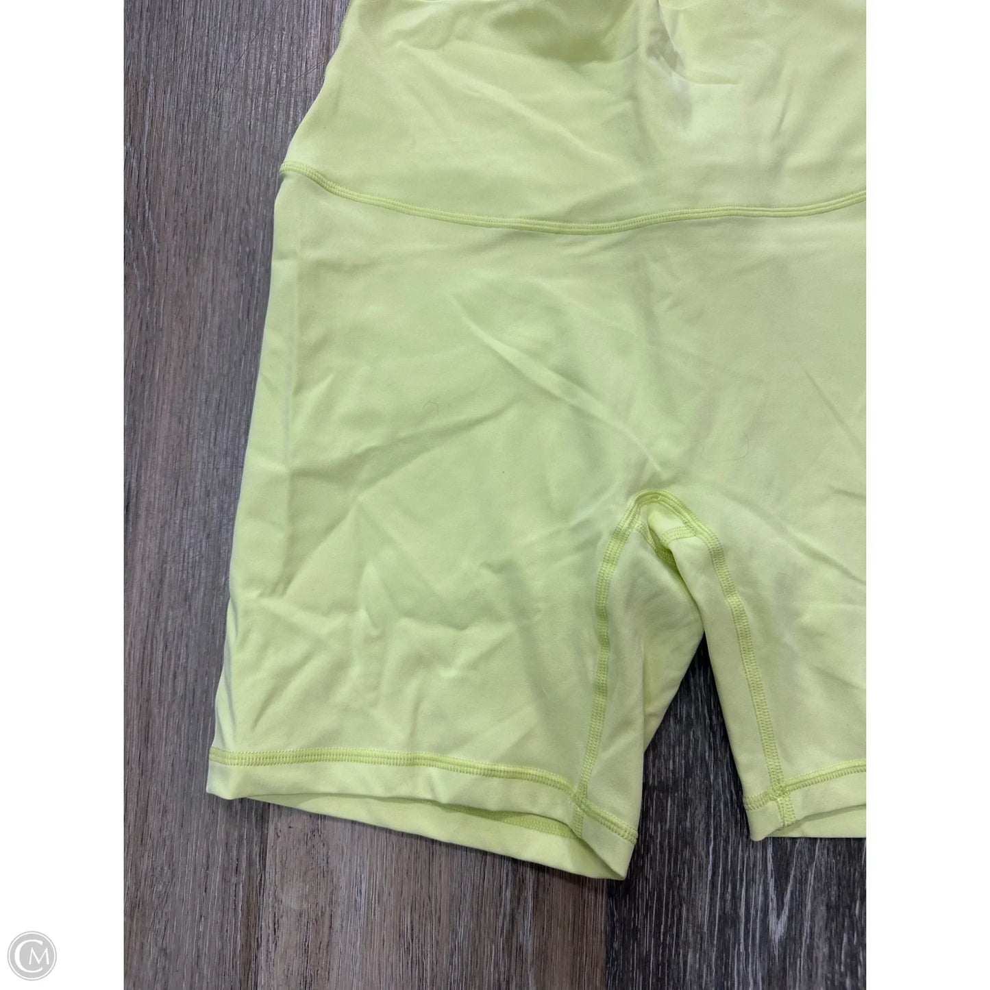 Athletic Shorts By Lululemon In Yellow, Size: M