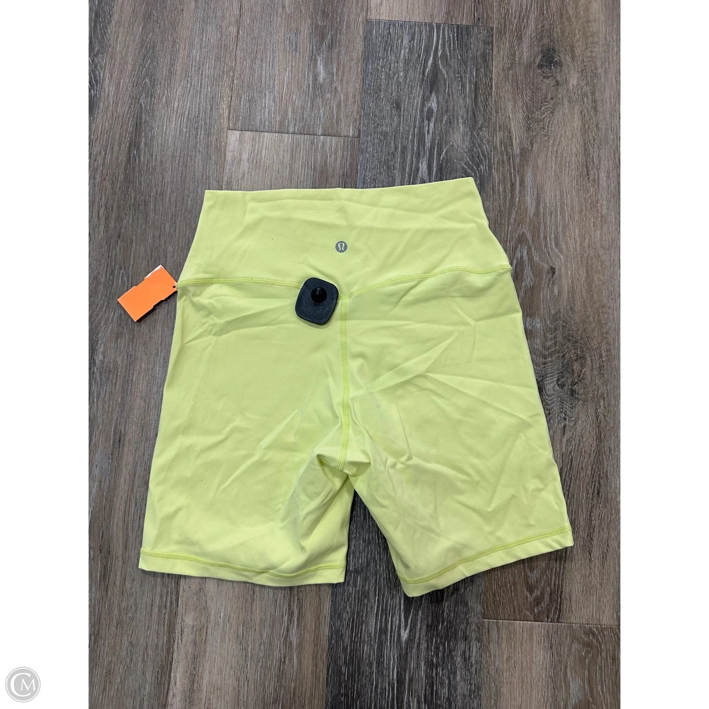 Athletic Shorts By Lululemon In Yellow, Size: M