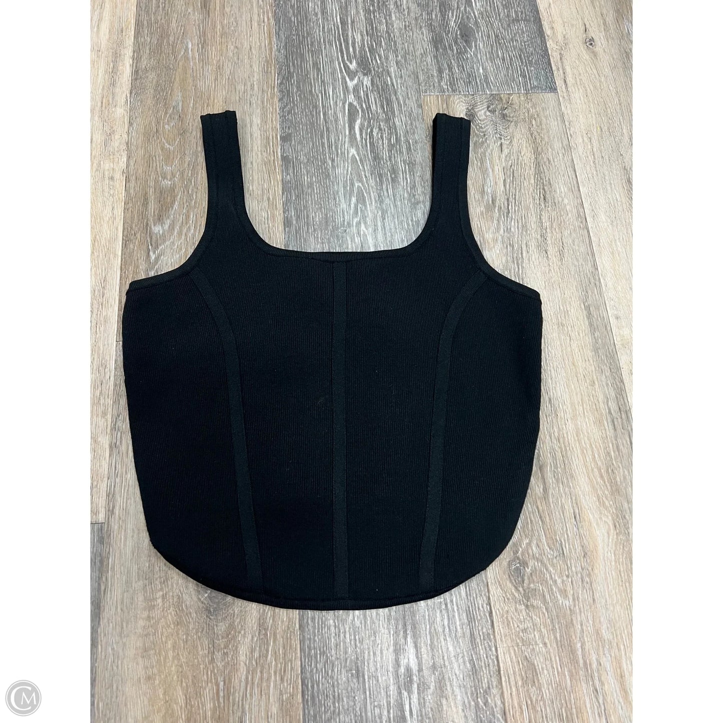Top Sleeveless By Allie Rose In Black, Size: M