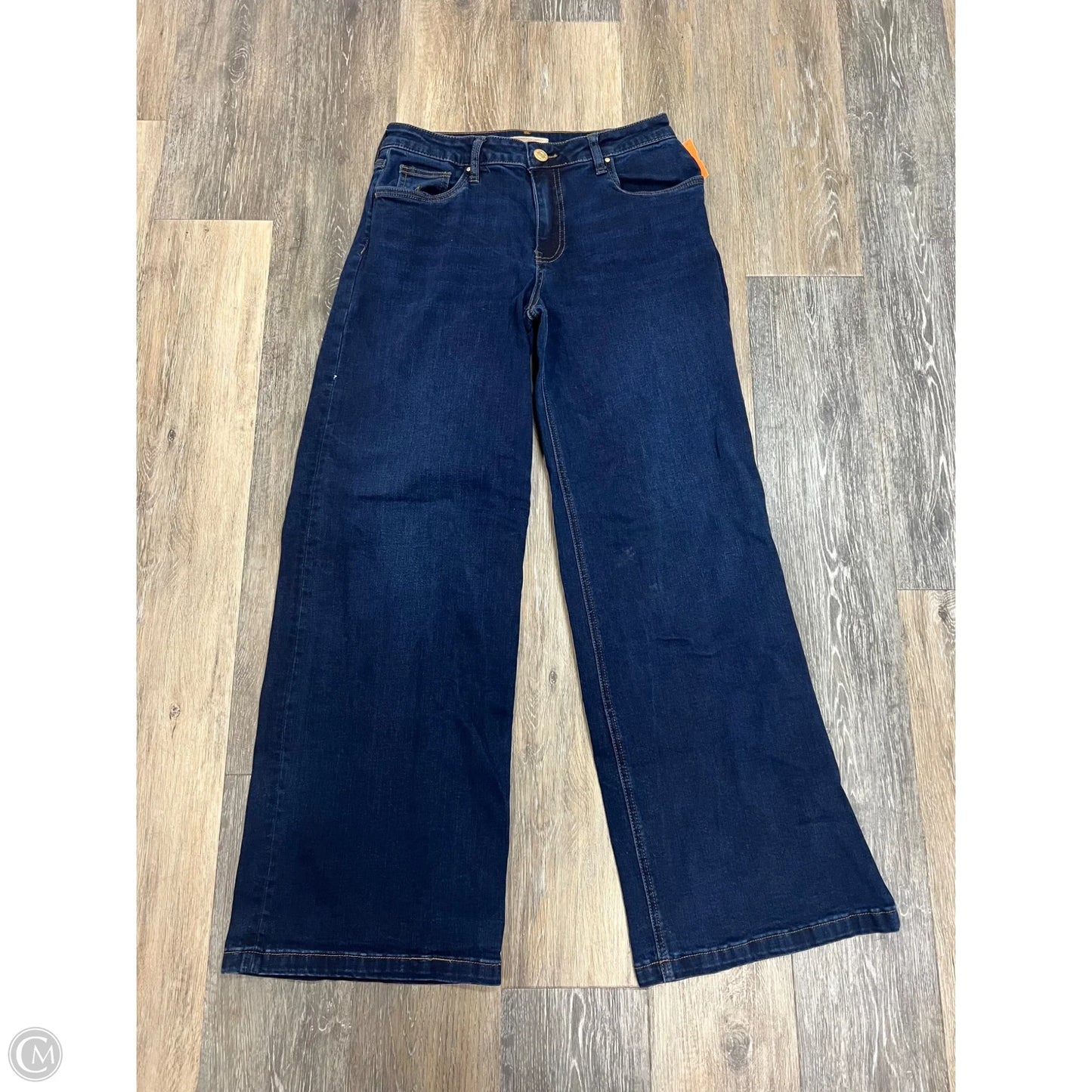 Jeans Wide Leg By Kut In Grey Denim, Size: 8