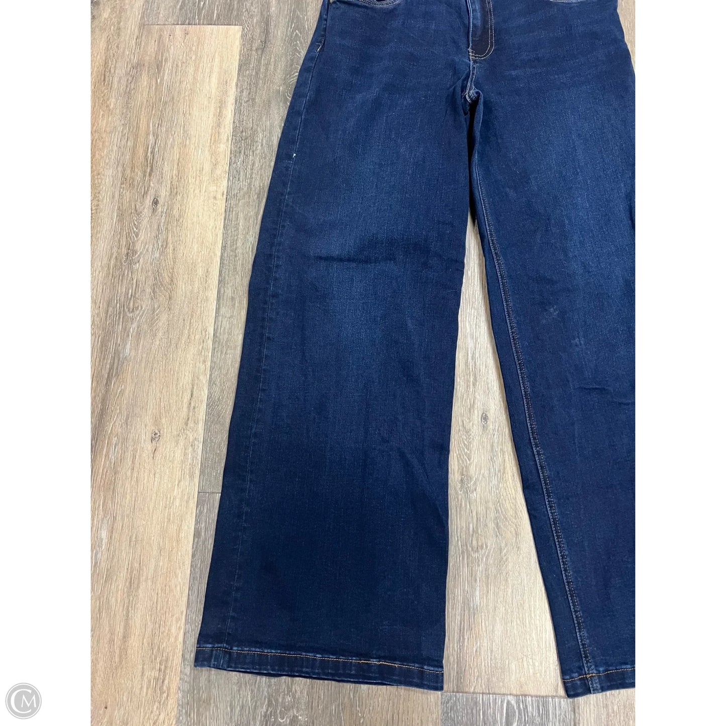 Jeans Wide Leg By Kut In Grey Denim, Size: 8