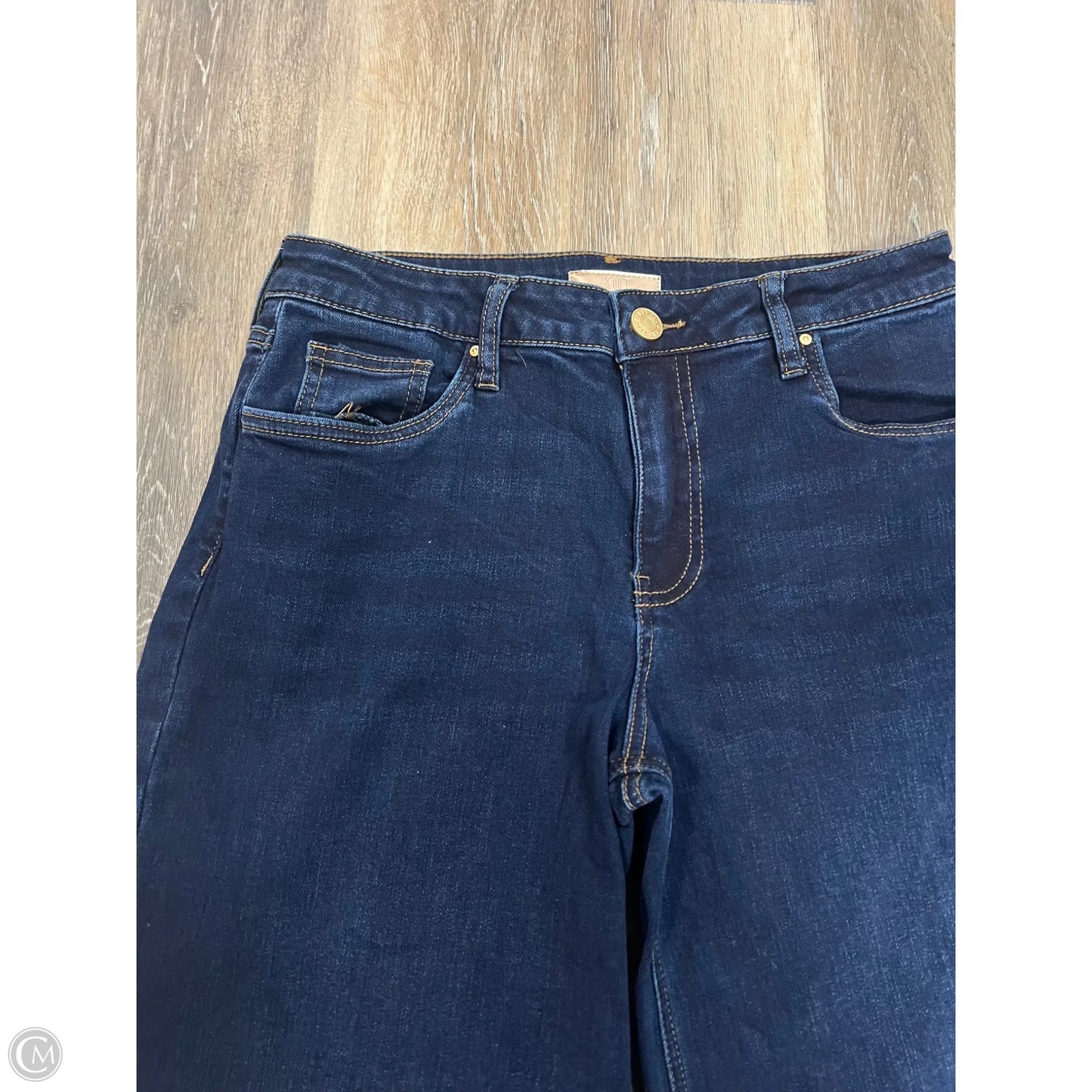 Jeans Wide Leg By Kut In Grey Denim, Size: 8