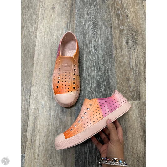 Shoes Flats By Native In Orange & Pink, Size: 7