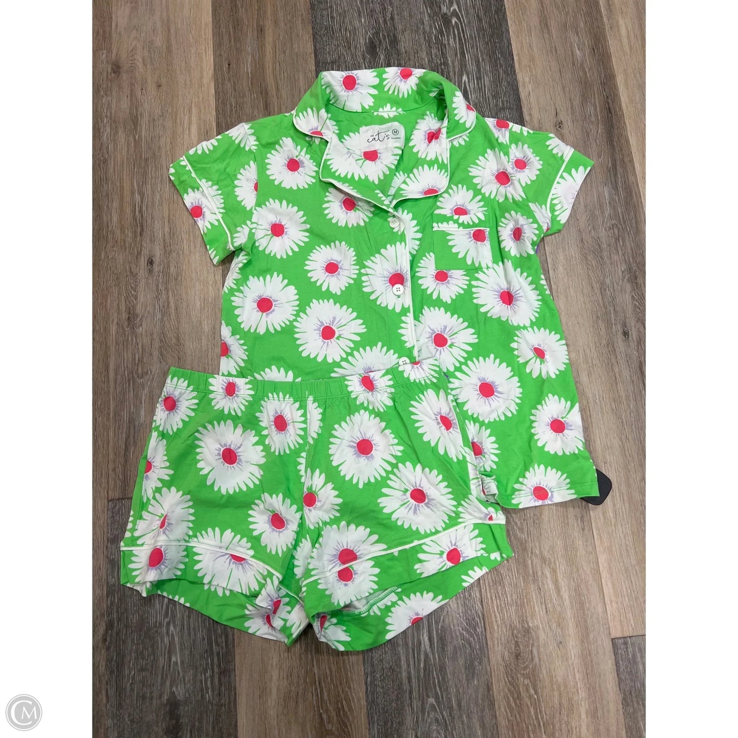 Pajamas 2pc By The Cats Pajamas In Green, Size: M