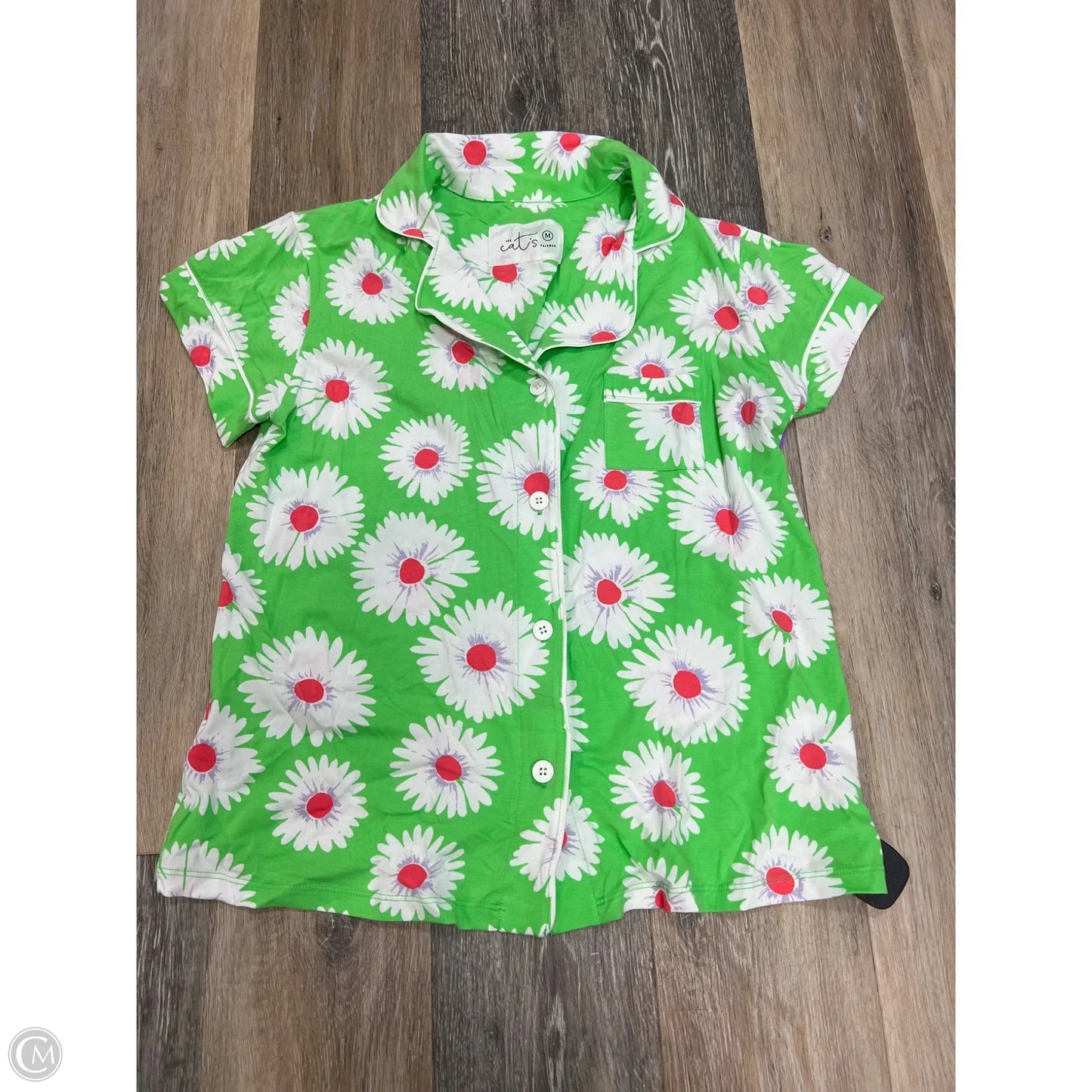 Pajamas 2pc By The Cats Pajamas In Green, Size: M