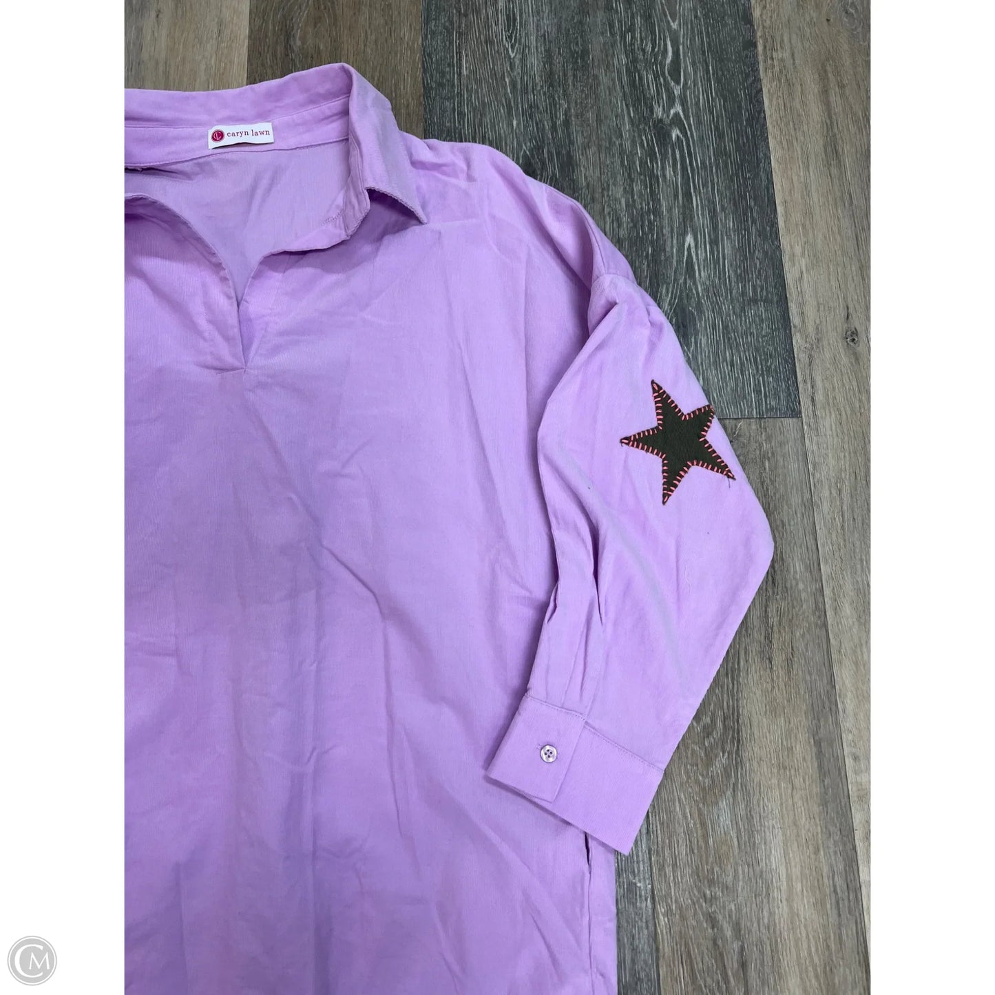Dress Casual Short By Caryn Lawn In Purple, Size: Osfm