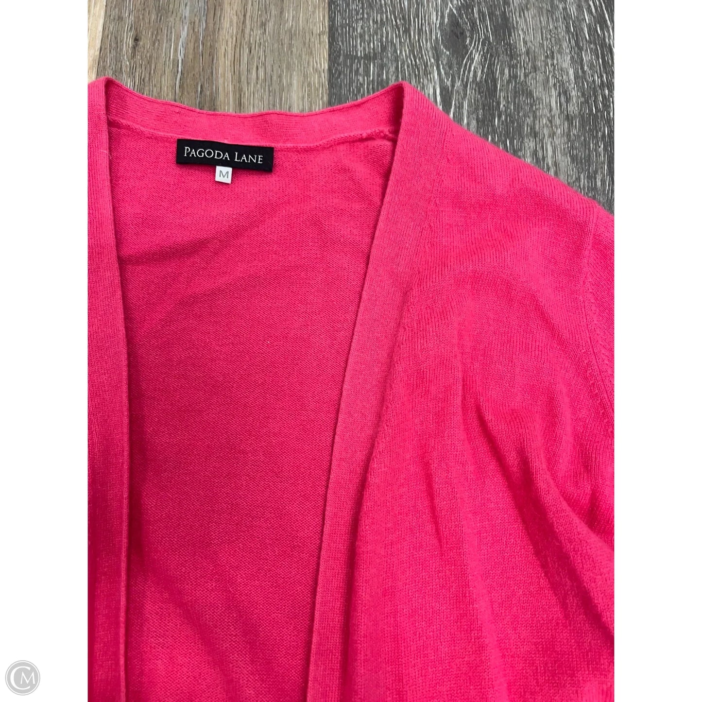 Sweater Cardigan Cashmere By Pagoda Lane In Pink, Size: M