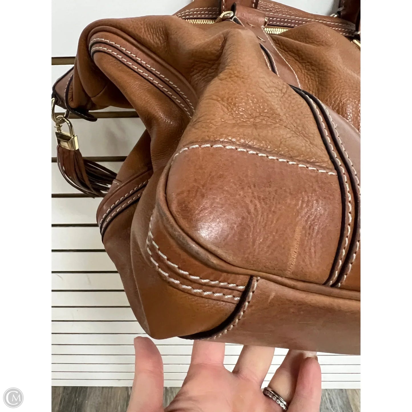 Handbag Luxury Designer By Burberry, Size: Large