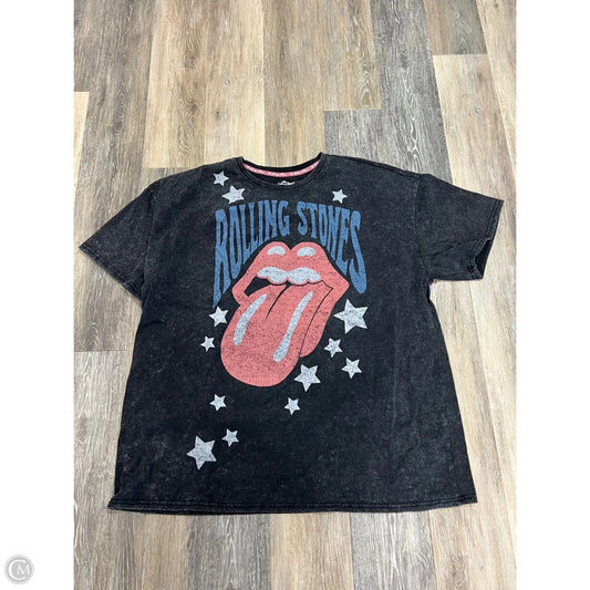Top Short Sleeve By Urban Outfitters In Black, Size: 2x