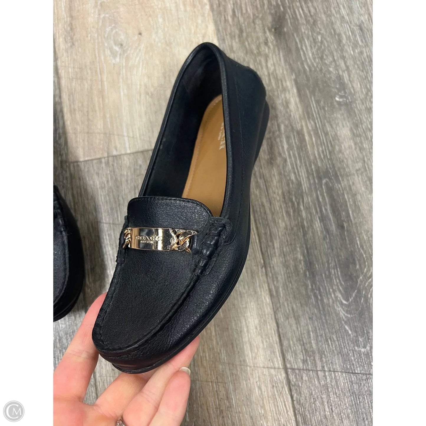 Shoes Designer By Coach In Black, Size: 5