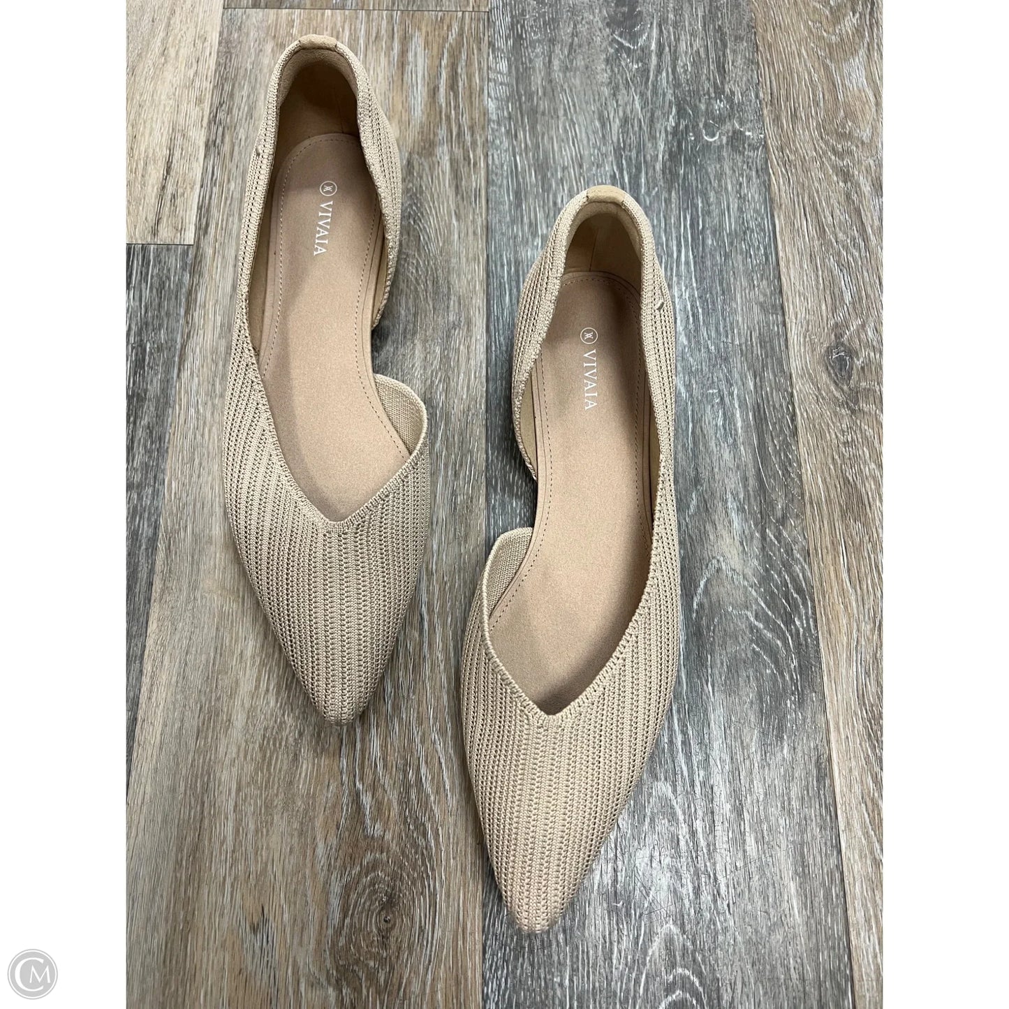 Shoes Flats By Vivaia In Cream, Size: 10