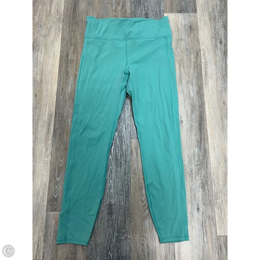 Athletic Leggings By Vuori In Green, Size: L