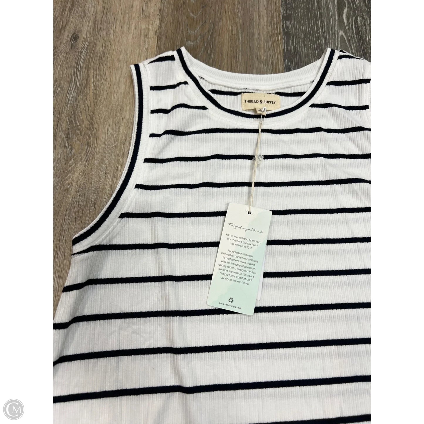 Tank Top By Thread And Supply In Striped Pattern, Size: S