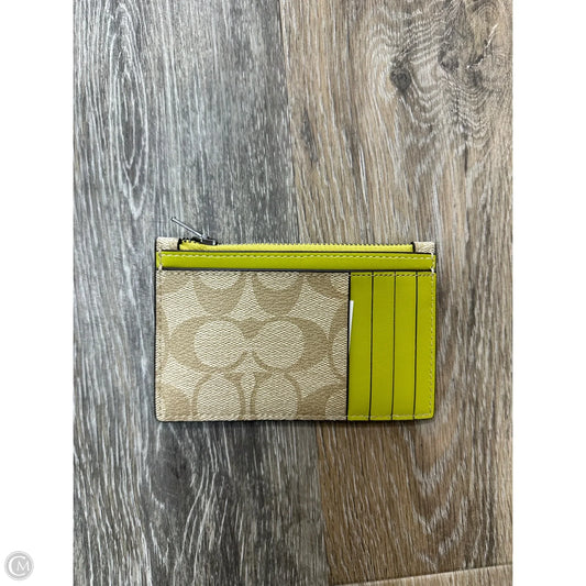 Wallet Designer By Coach, Size: Small
