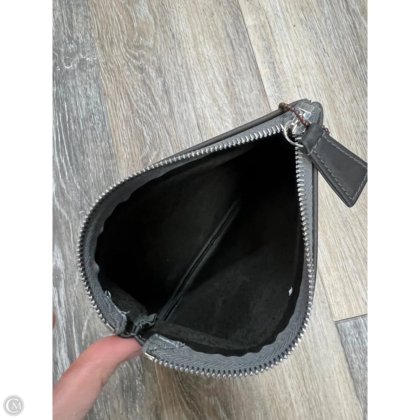 Clutch Leather By ORSYN, Size: Medium