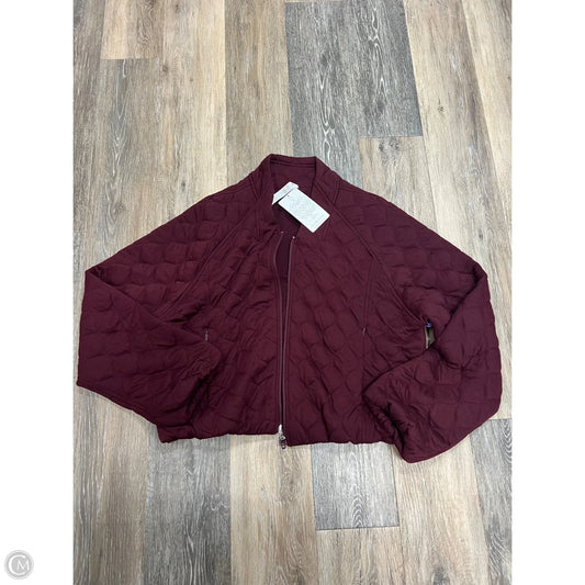 Jacket Puffer & Quilted By Rae Mode In Purple, Size: S