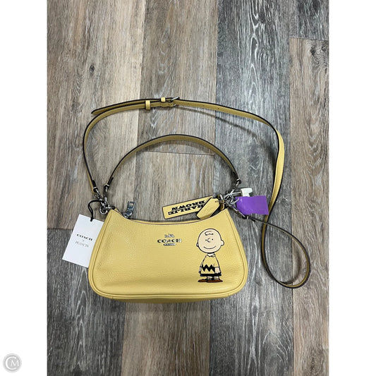 Handbag Designer By Coach x Peanuts, Size: Small