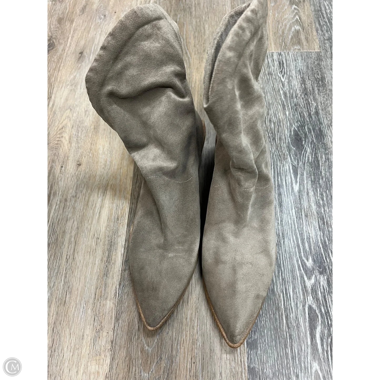 Boots Designer By MARSELL In Taupe, Size: 7.5
