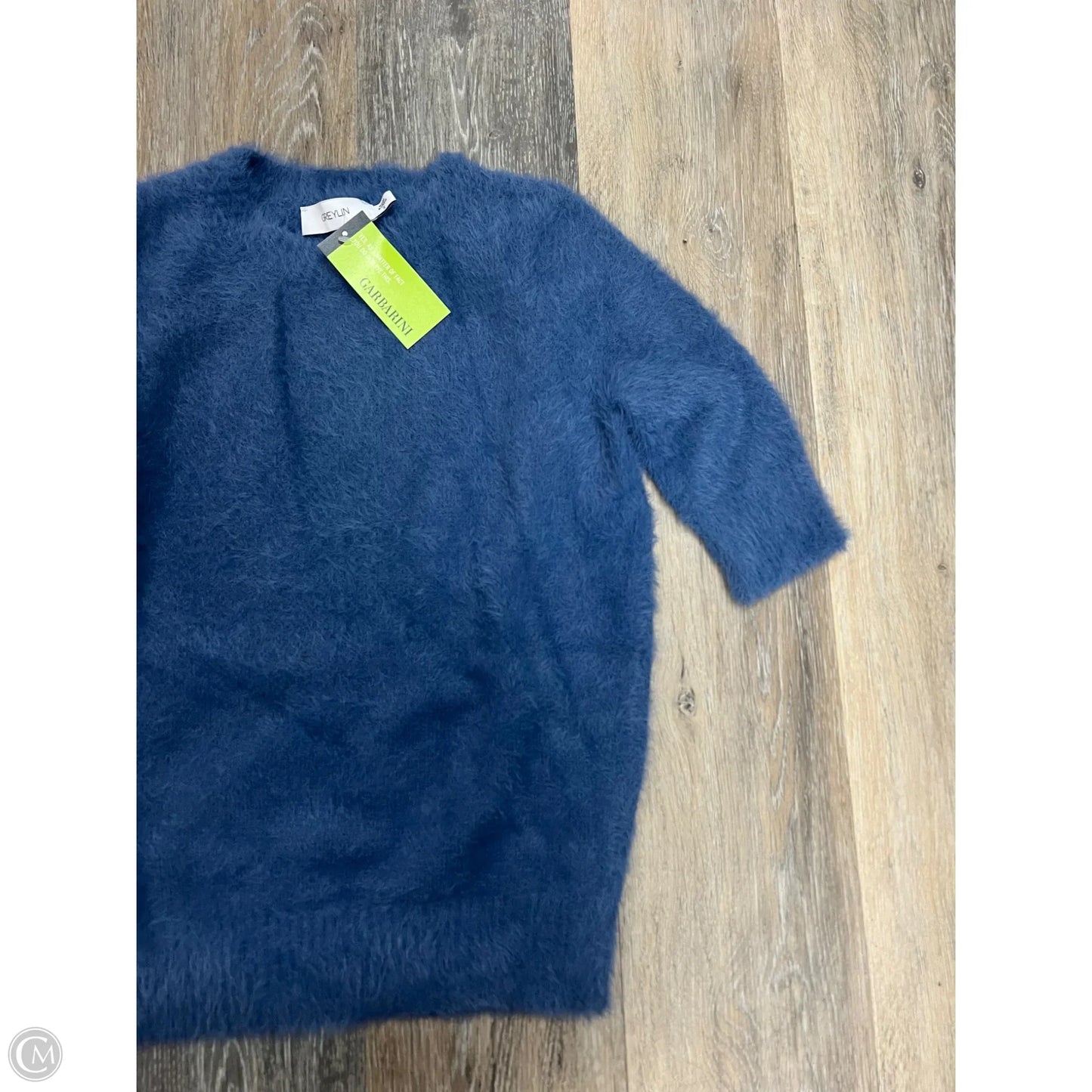Sweater Short Sleeve By Greylin In Blue, Size: S