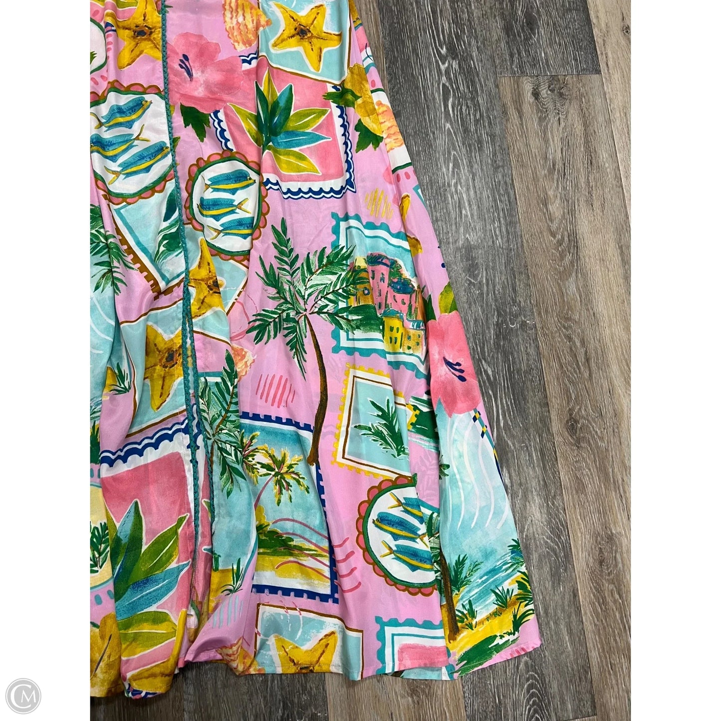 Dress Casual Maxi By True Destination In Tropical Print, Size: Xs