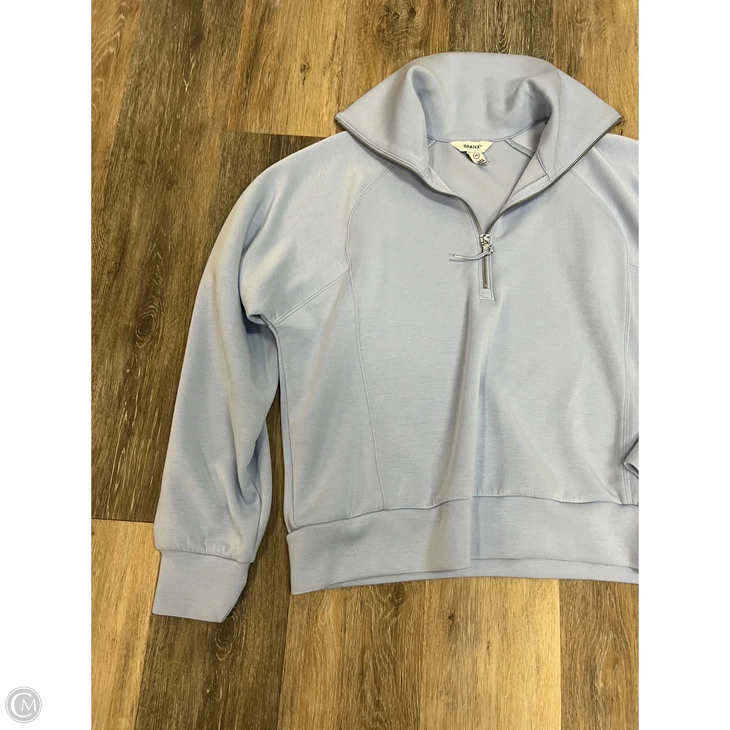 Athletic Sweatshirt Collar By Spanx In Blue, Size: Xl