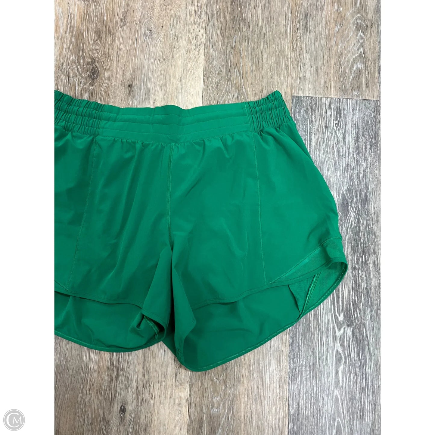 Athletic Shorts By Lululemon In Green, Size: 14