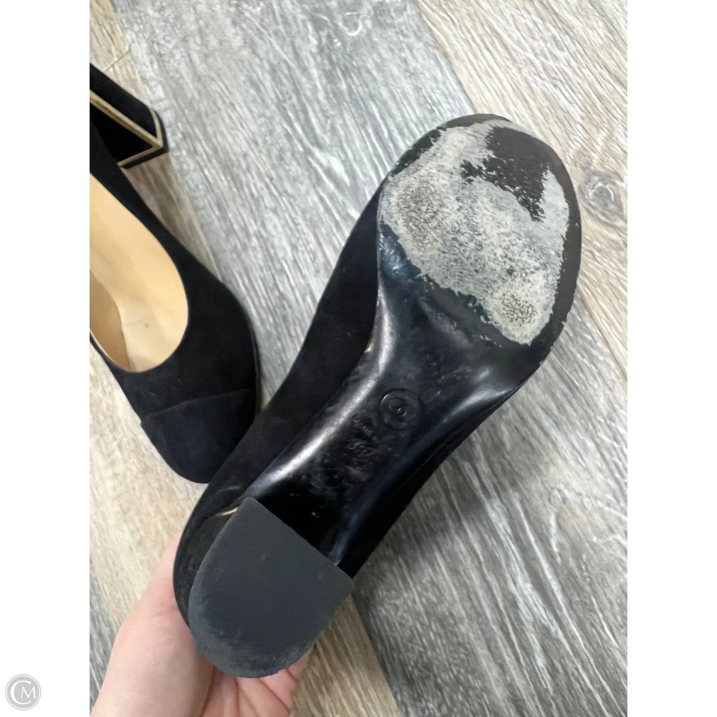 Shoes Luxury Designer By Chanel In Black, Size: 8.5