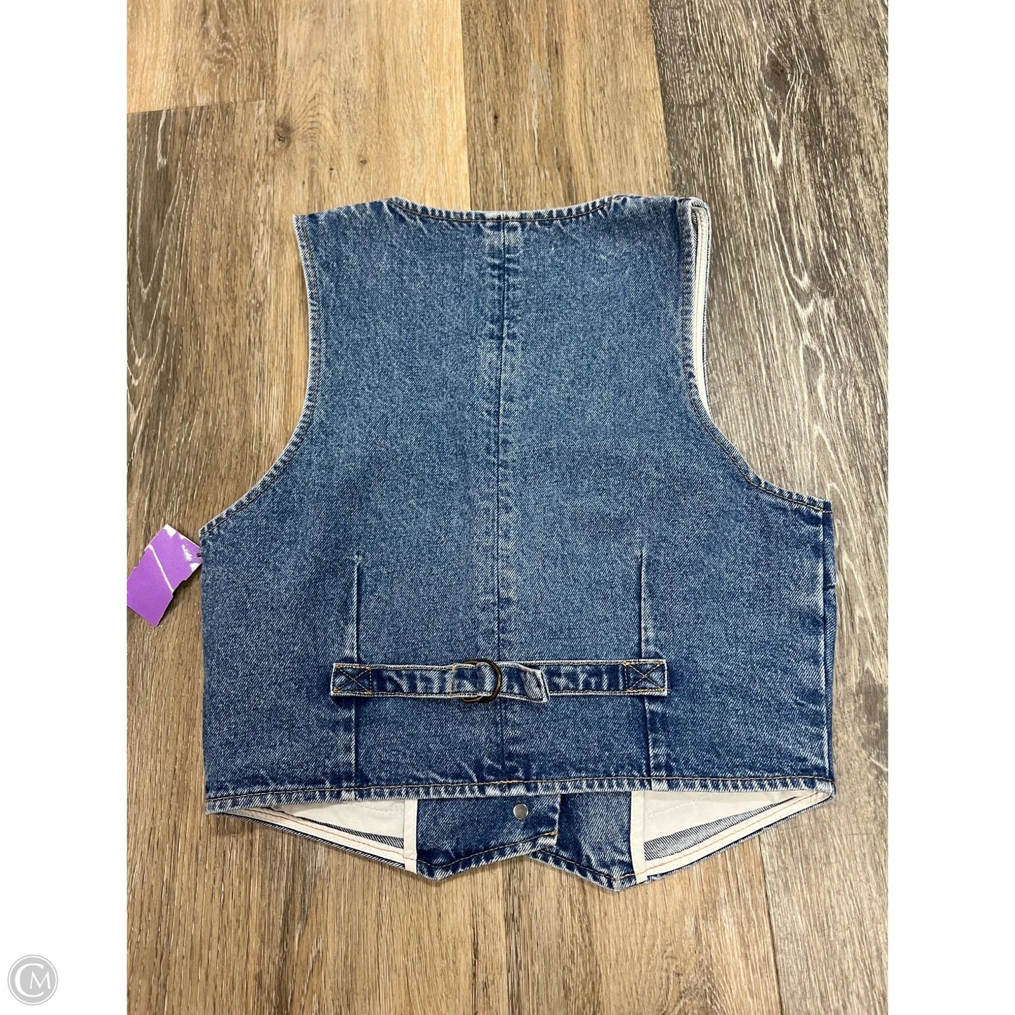 Vest Other By Rollas In Blue Denim, Size: S