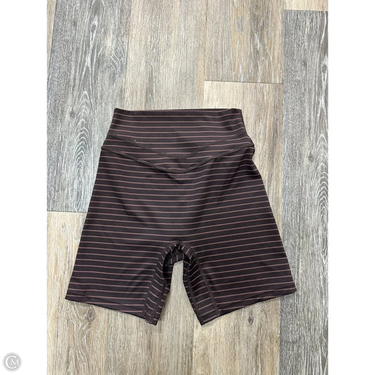 Athletic Shorts By Vitality In Brown, Size: Xs