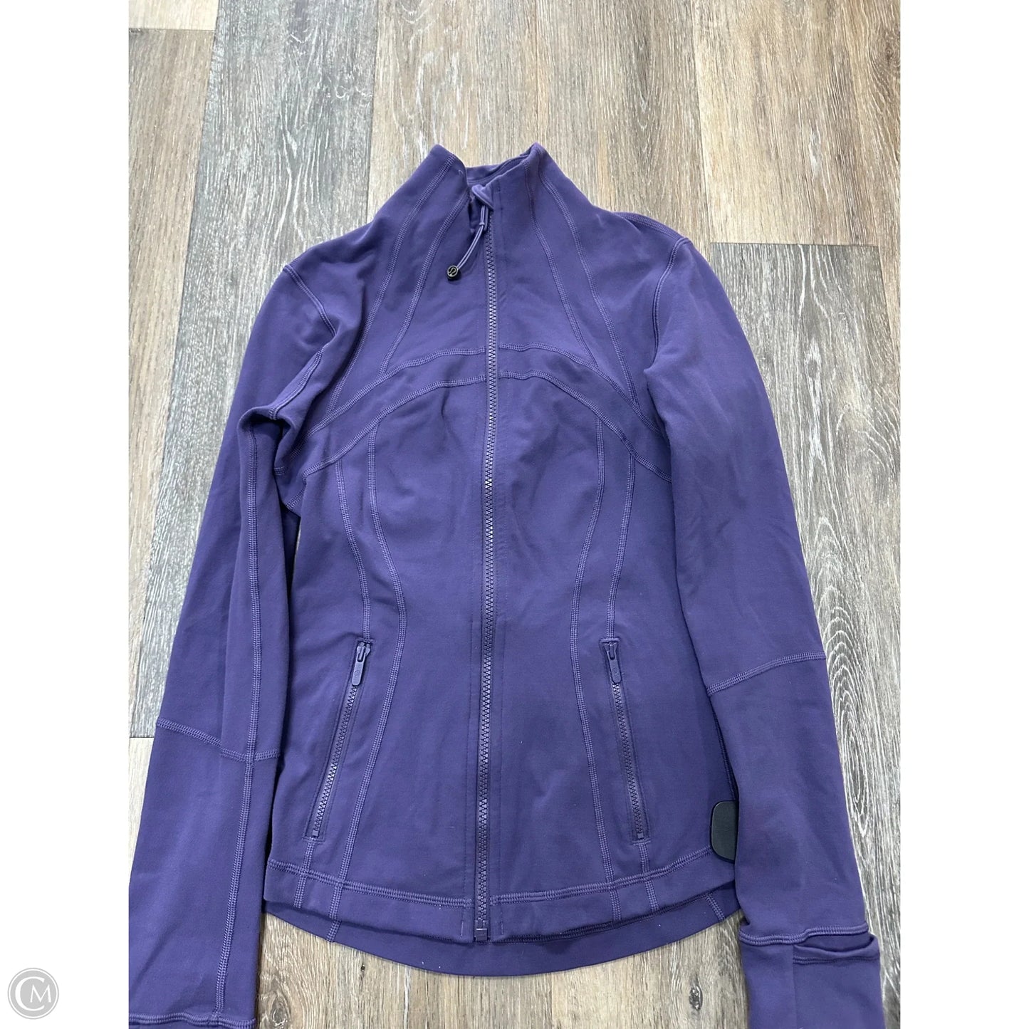 Athletic Jacket By Lululemon In Purple, Size: 4