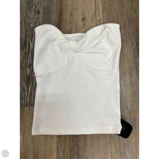 Top Sleeveless By Abercrombie And Fitch In White, Size: Xxs