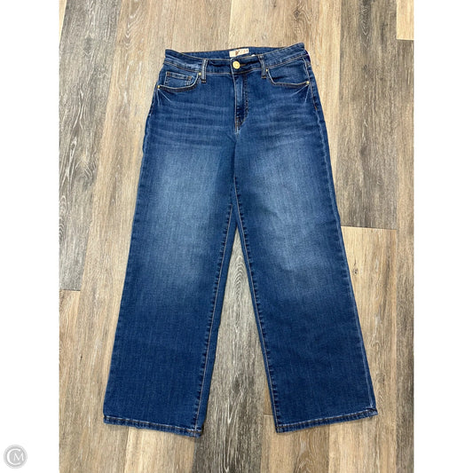 Jeans Wide Leg By Kut In Blue Denim, Size: 4