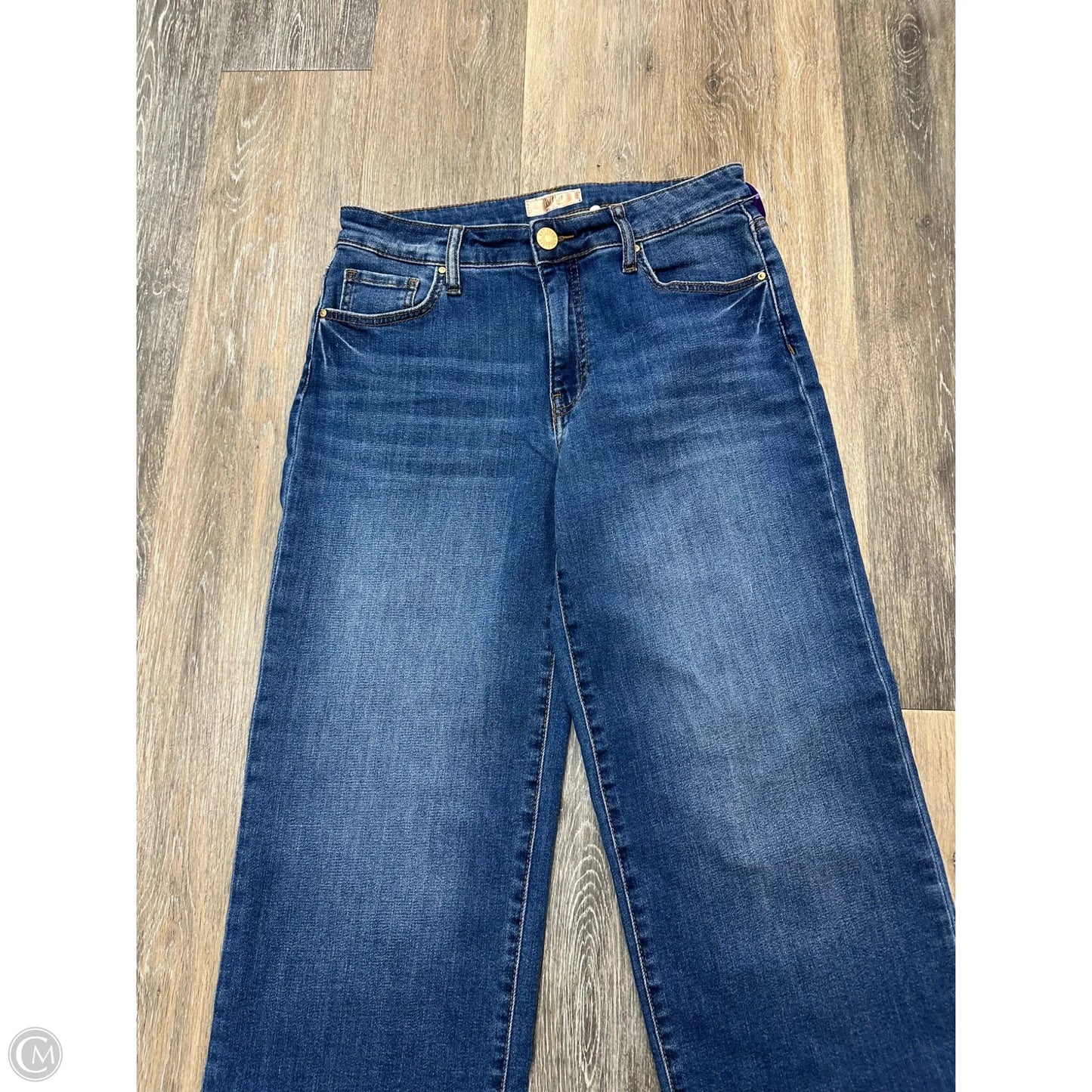 Jeans Wide Leg By Kut In Blue Denim, Size: 4