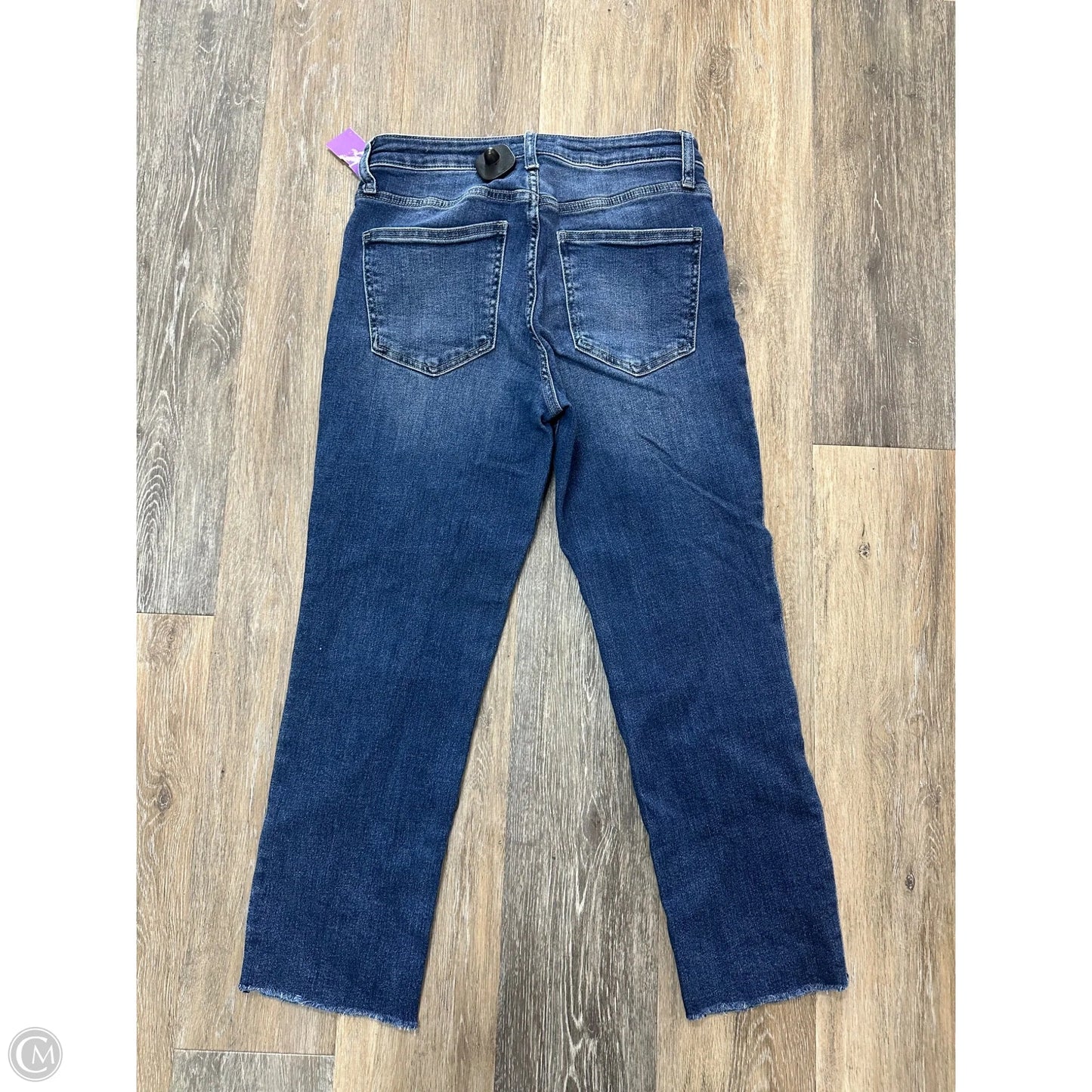 Jeans Straight By Kut In Blue Denim, Size: 4