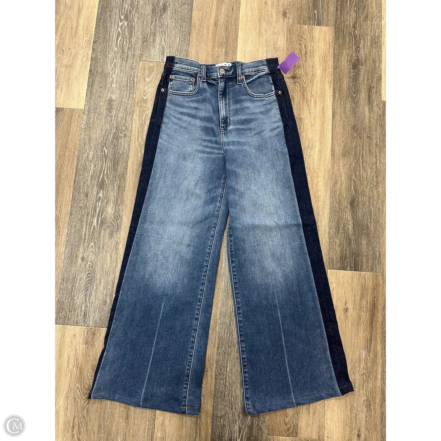 Jeans Wide Leg By Daze In Blue Denim, Size: 4