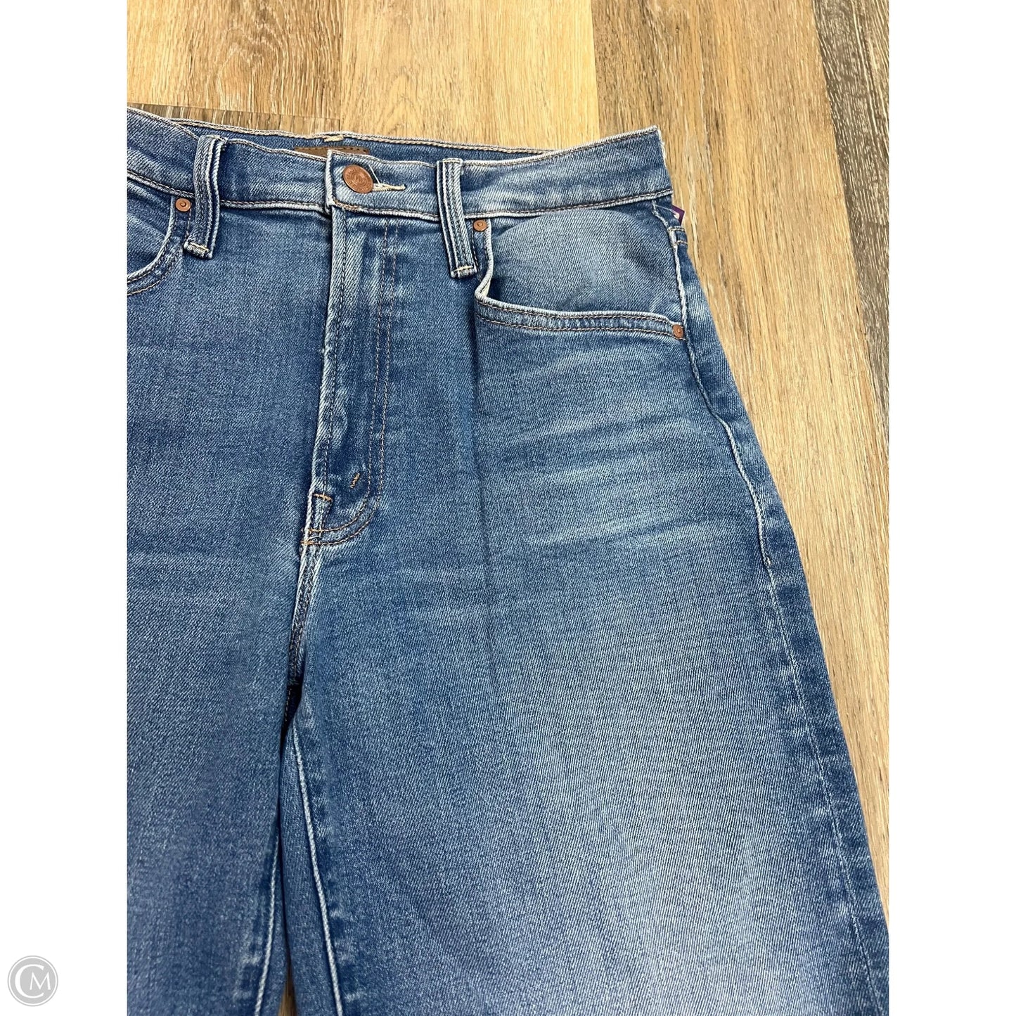 Jeans Wide Leg By Mother In Blue Denim, Size: 4/27