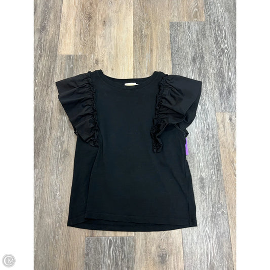 Top Short Sleeve By Nation In Black, Size: Xs